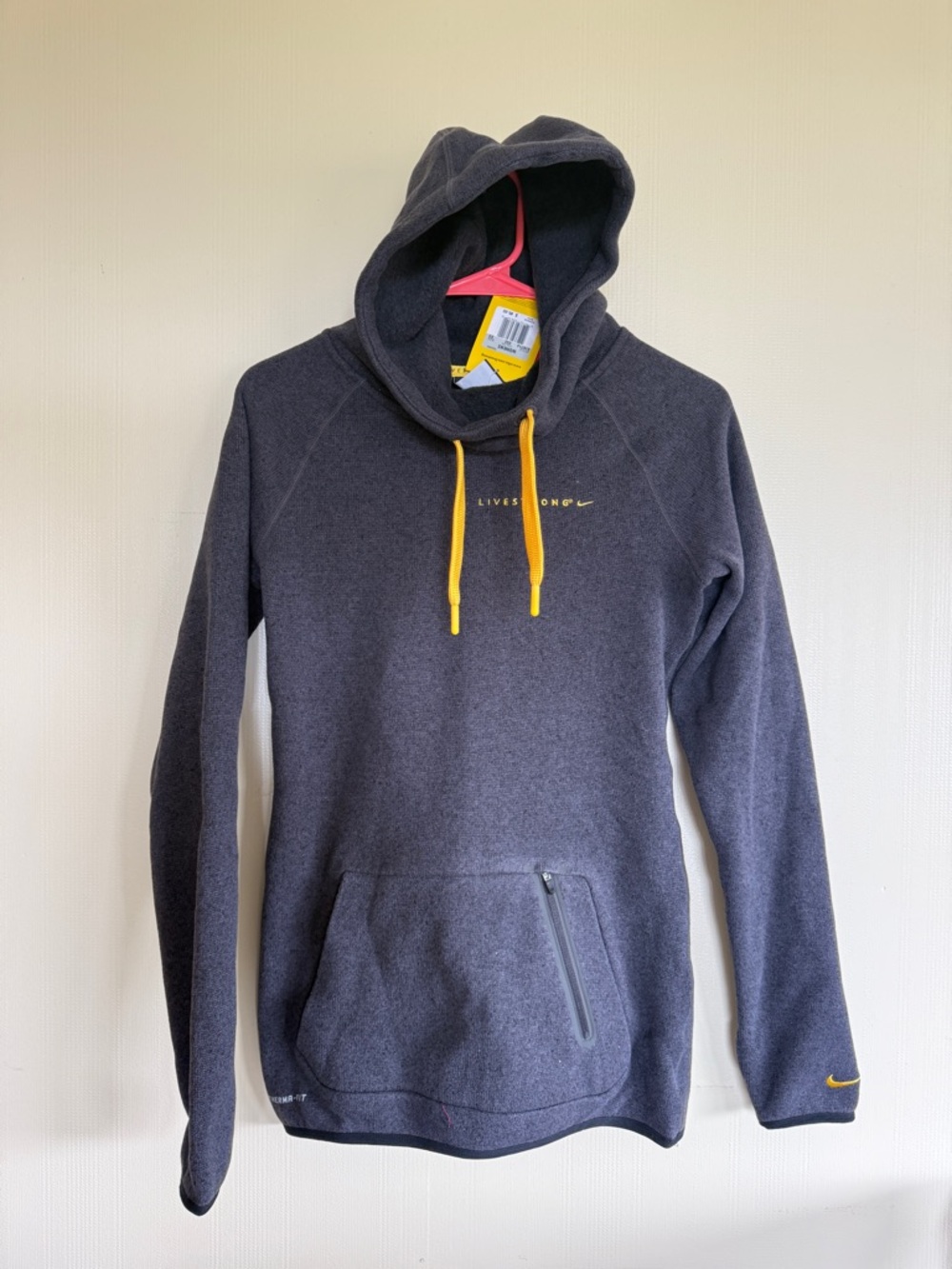 Nike Women’s Livestrong Therma-FIT Dark Gray Pullover Hoodie